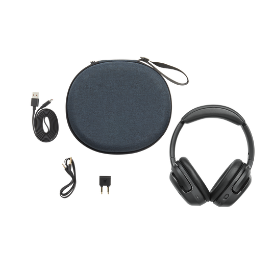 JBL Tour One - Black - Wireless over-ear noise cancelling headphones - Detailshot 1